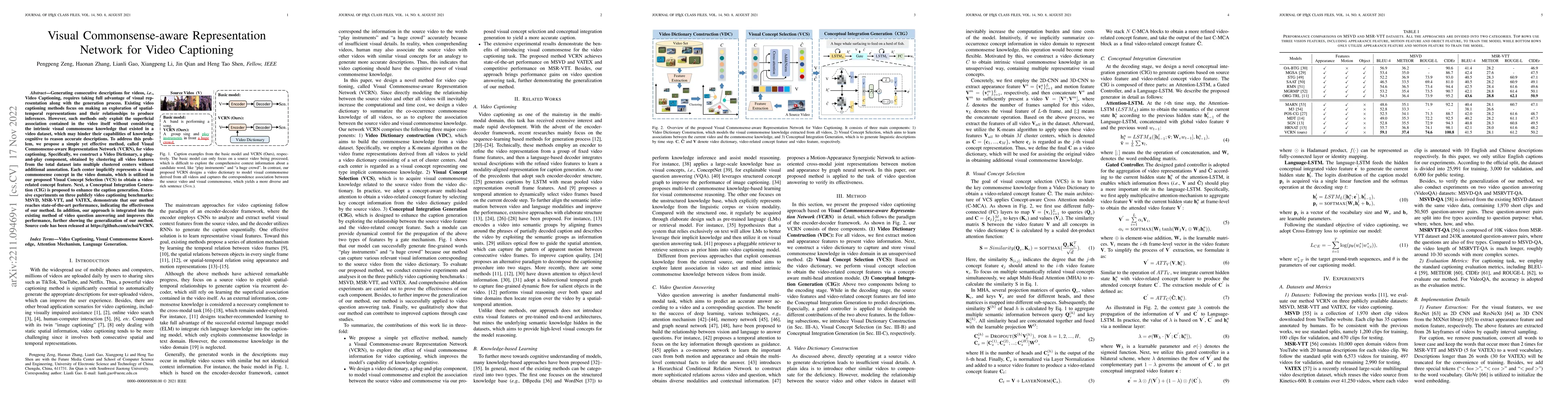 Thumbnail for Visual Commonsense-aware Representation Network for Video Captioning