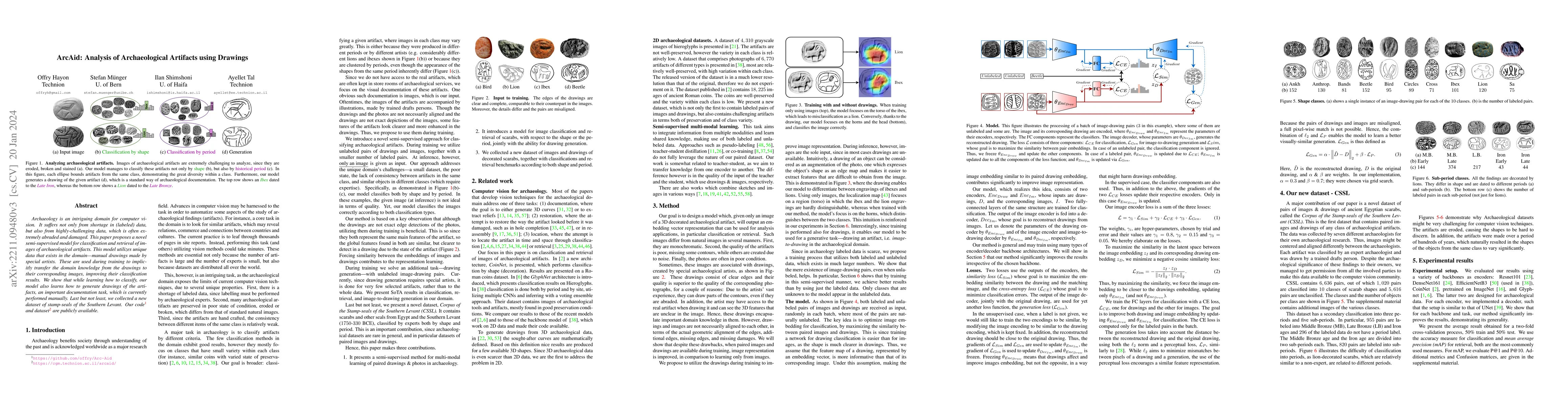 Thumbnail for ArcAid: Analysis of Archaeological Artifacts using Drawings