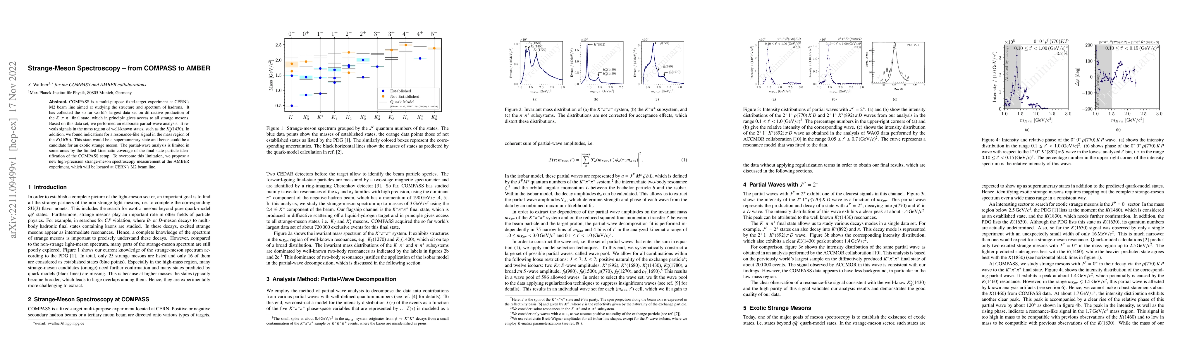 Thumbnail for Strange-Meson Spectroscopy -- from COMPASS to AMBER
