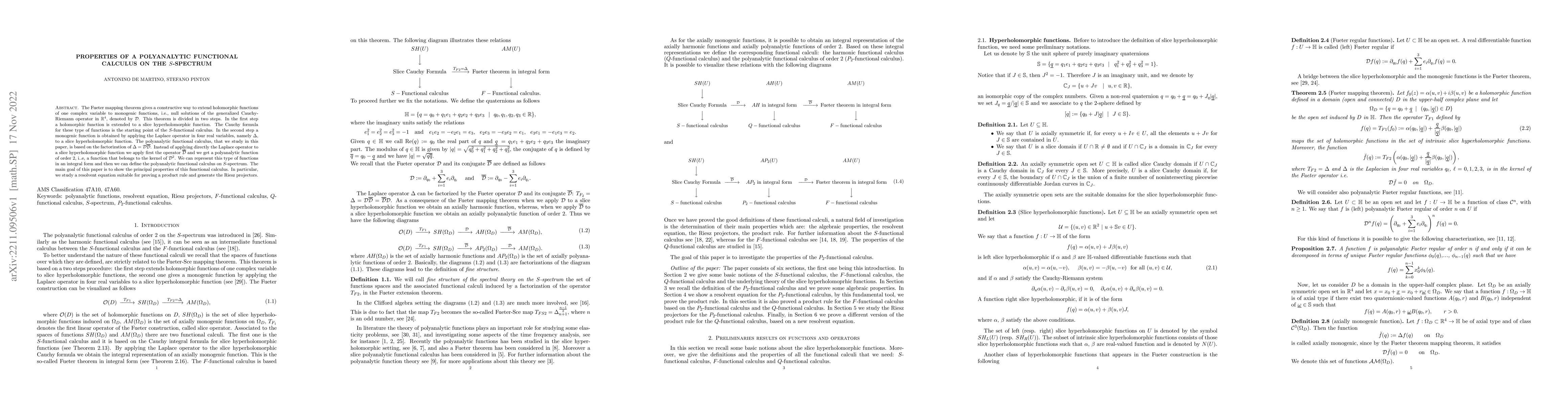 Thumbnail for Properties of a polyanalytic functional calculus on the $S$-spectrum