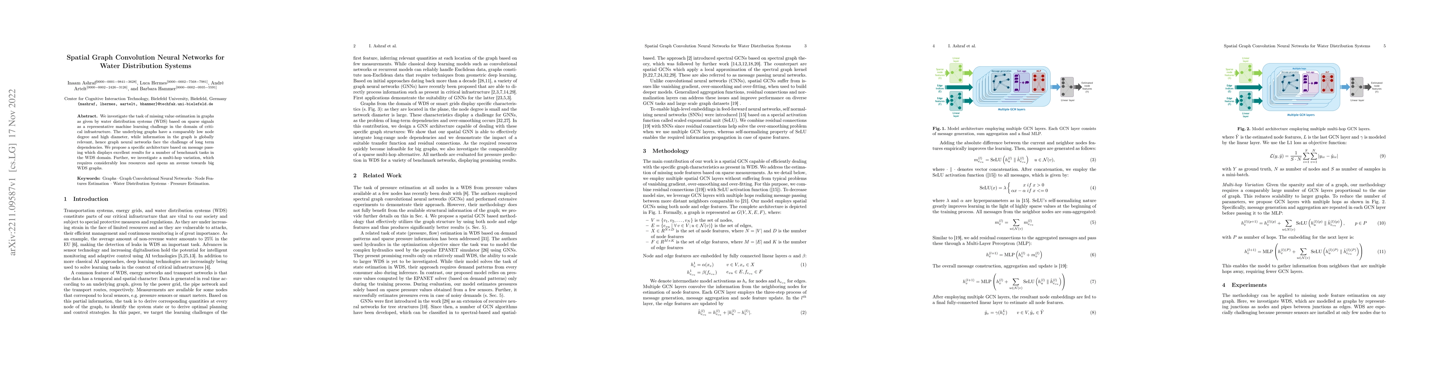 Thumbnail for Spatial Graph Convolution Neural Networks for Water Distribution Systems