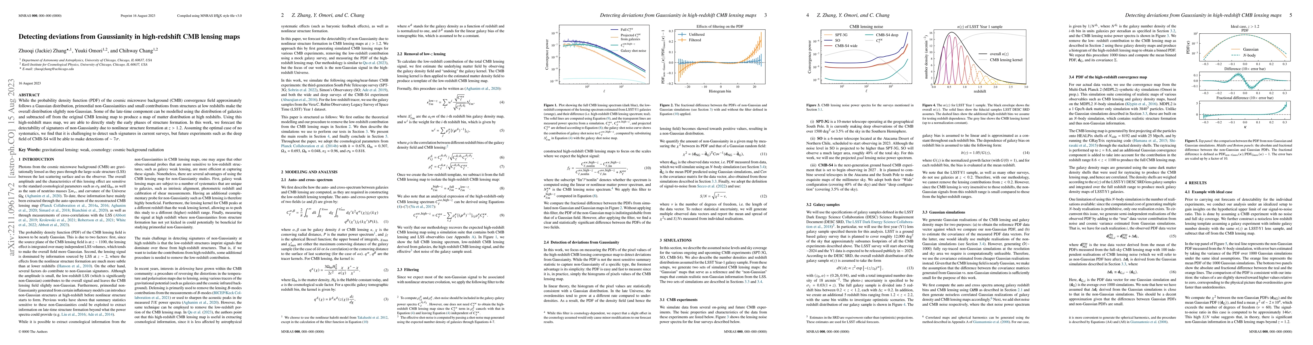 Thumbnail for Detecting deviations from Gaussianity in high-redshift CMB lensing maps