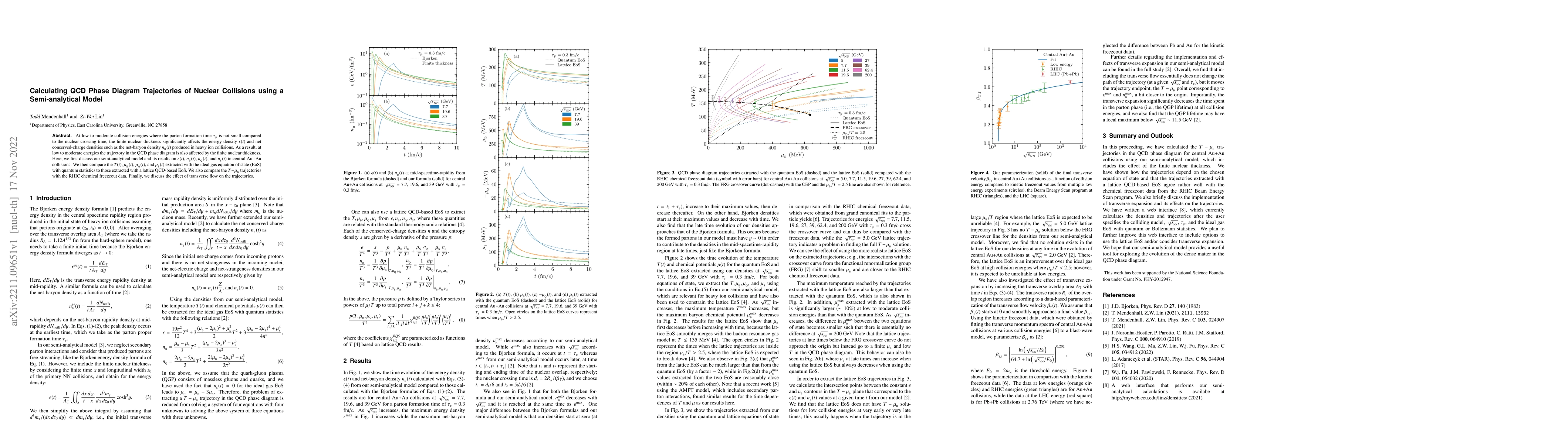 Thumbnail for Calculating QCD Phase Diagram Trajectories of Nuclear Collisions using a
  Semi-analytical Model