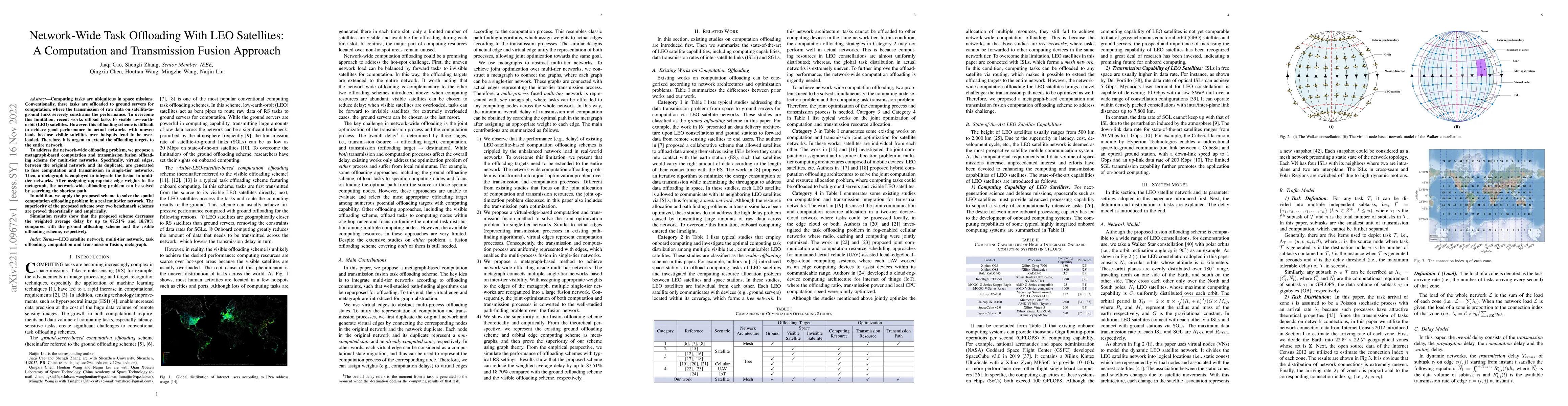 Thumbnail for Network-Wide Task Offloading With LEO Satellites: A Computation and
  Transmission Fusion Approach