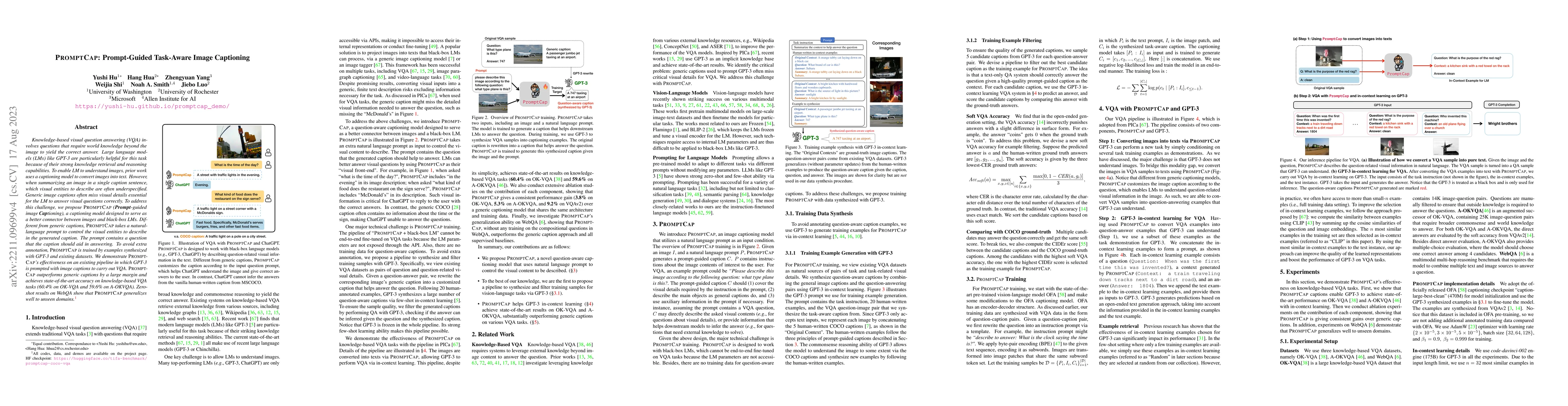 Thumbnail for PromptCap: Prompt-Guided Task-Aware Image Captioning