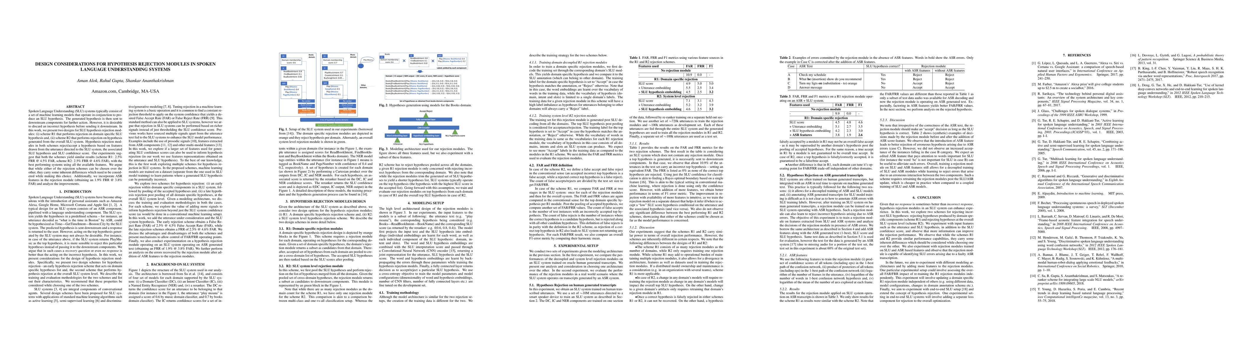 Thumbnail for Design Considerations For Hypothesis Rejection Modules In Spoken
  Language Understanding Systems
