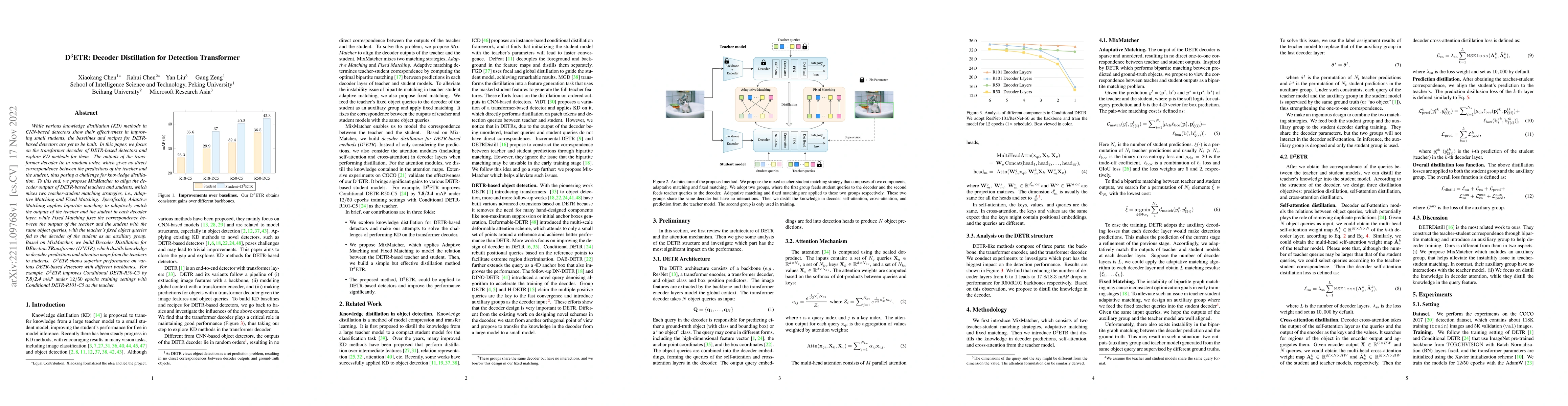 Thumbnail for D$^3$ETR: Decoder Distillation for Detection Transformer