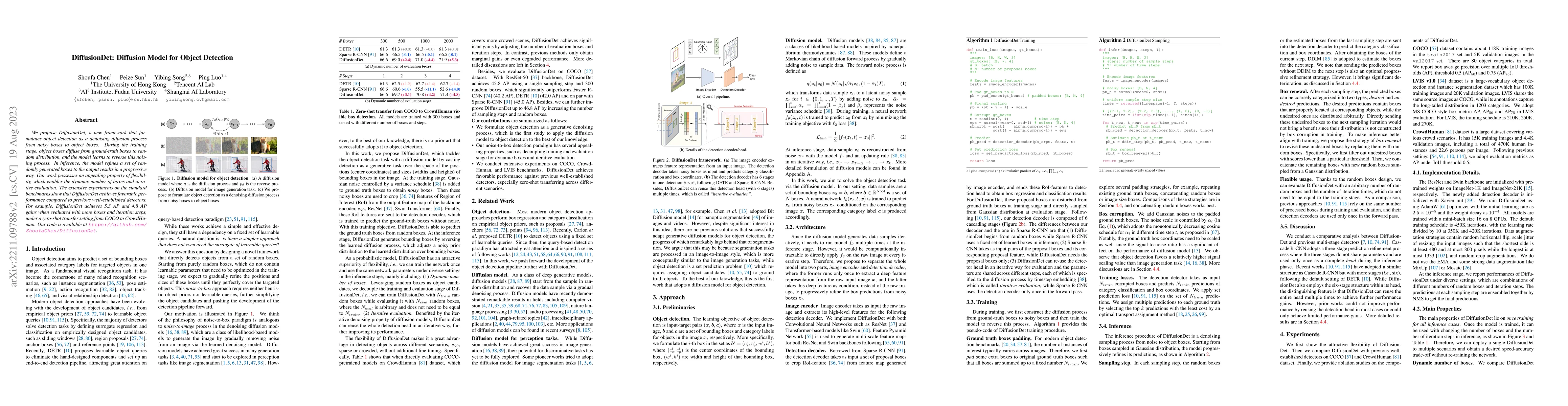 Thumbnail for DiffusionDet: Diffusion Model for Object Detection