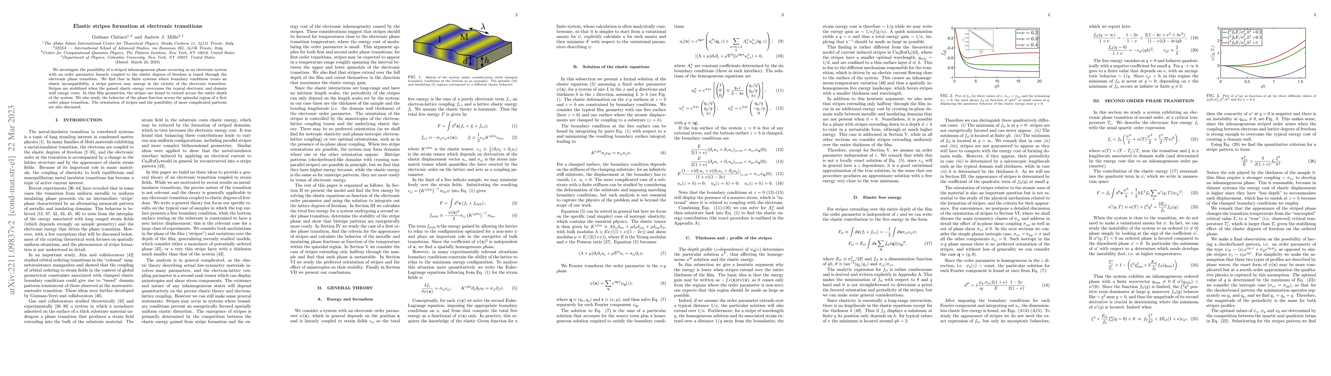 Thumbnail for Elastic stripes formation at electronic transitions