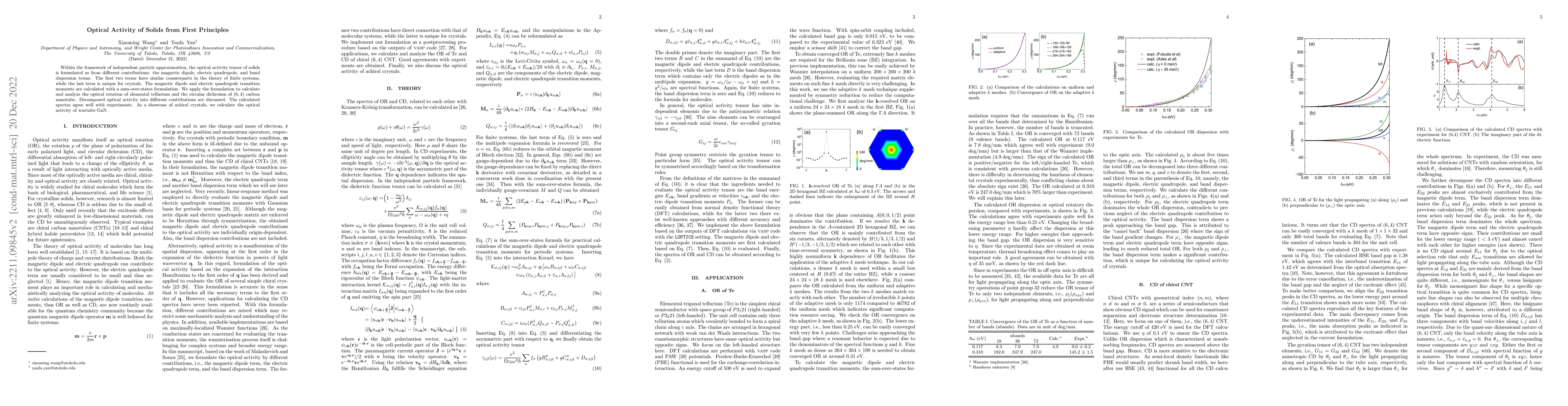 Thumbnail for Optical Activity of Solids from First Principles