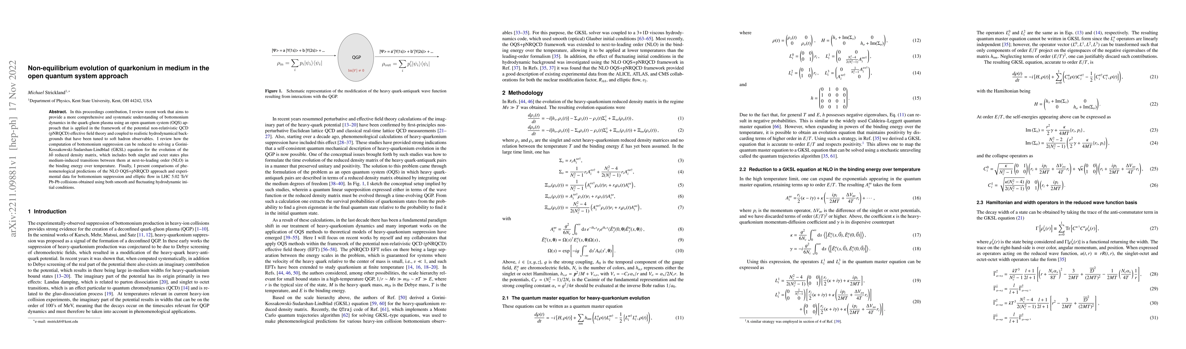 Thumbnail for Non-equilibrium evolution of quarkonium in medium in the open quantum
  system approach