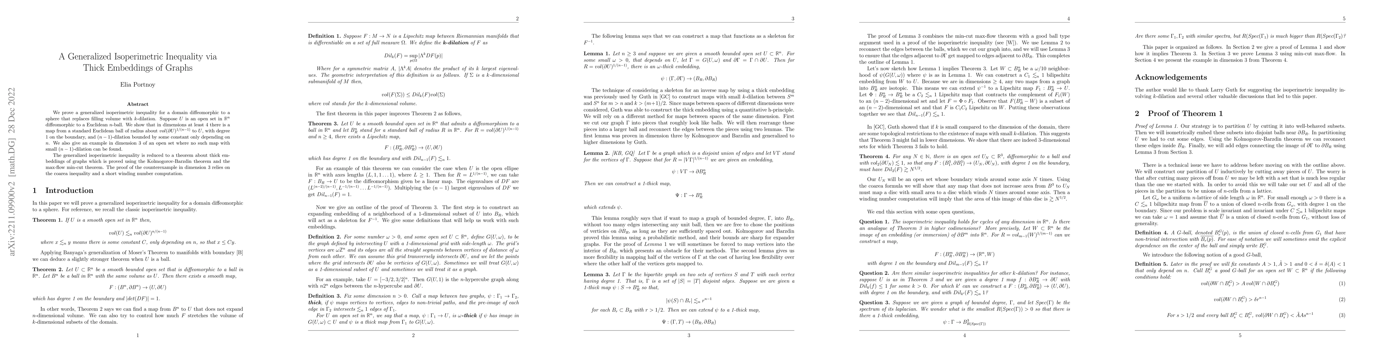 Thumbnail for A Generalized Isoperimetric Inequality via Thick Embeddings of Graphs