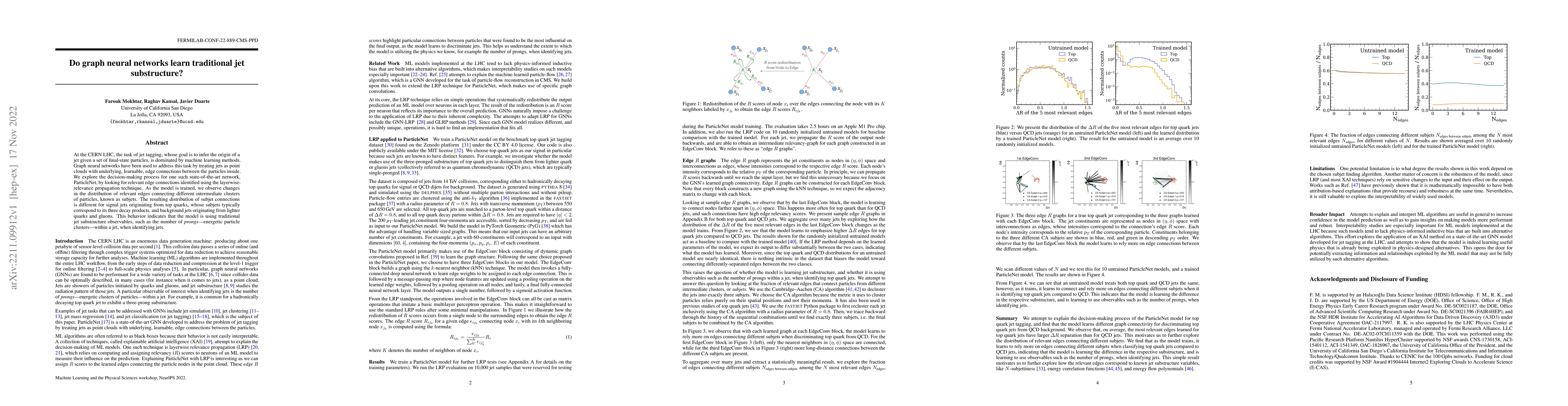 Thumbnail for Do graph neural networks learn traditional jet substructure?