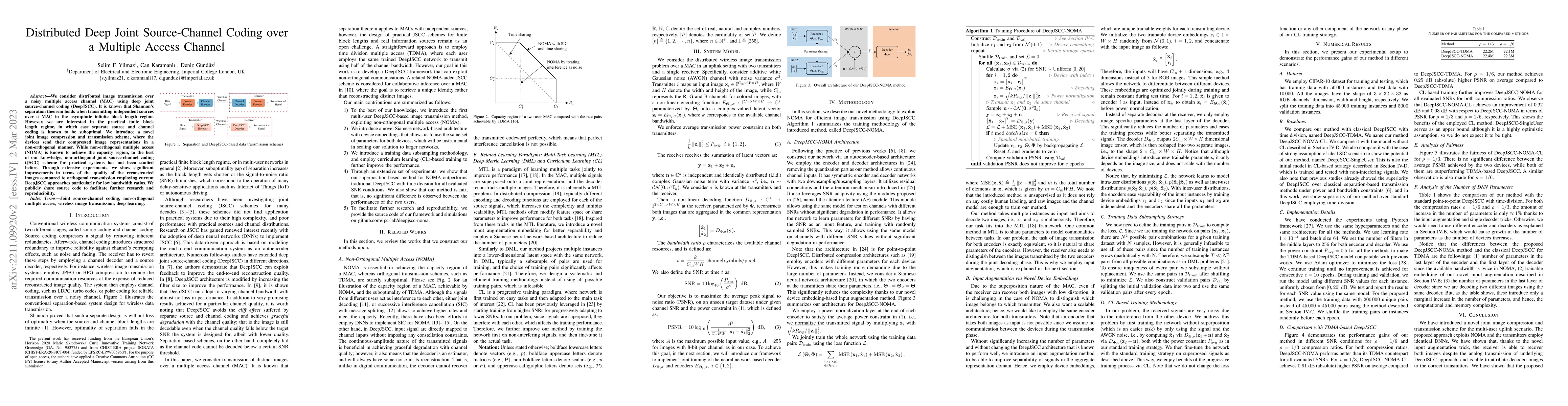 Thumbnail for Distributed Deep Joint Source-Channel Coding over a Multiple Access
  Channel