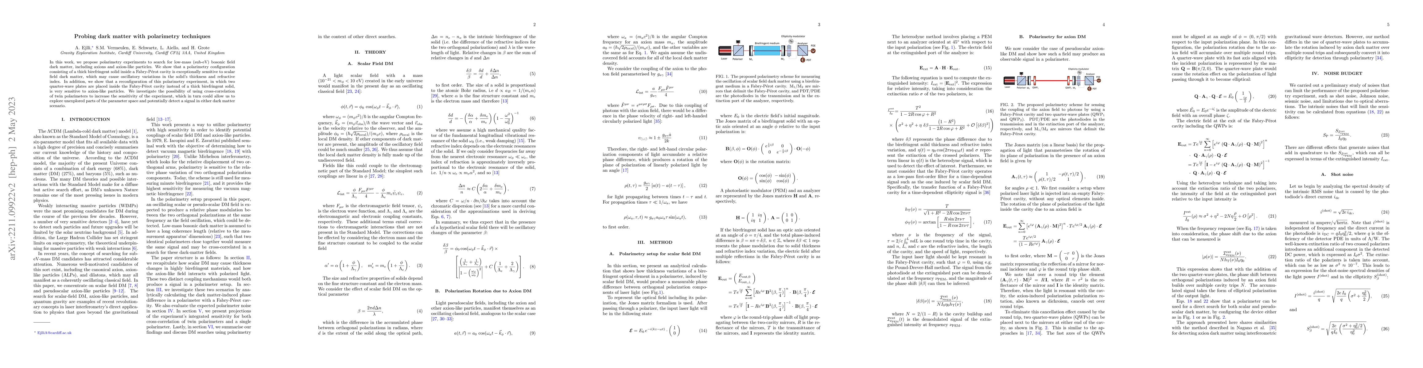 Thumbnail for Probing dark matter with polarimetry techniques