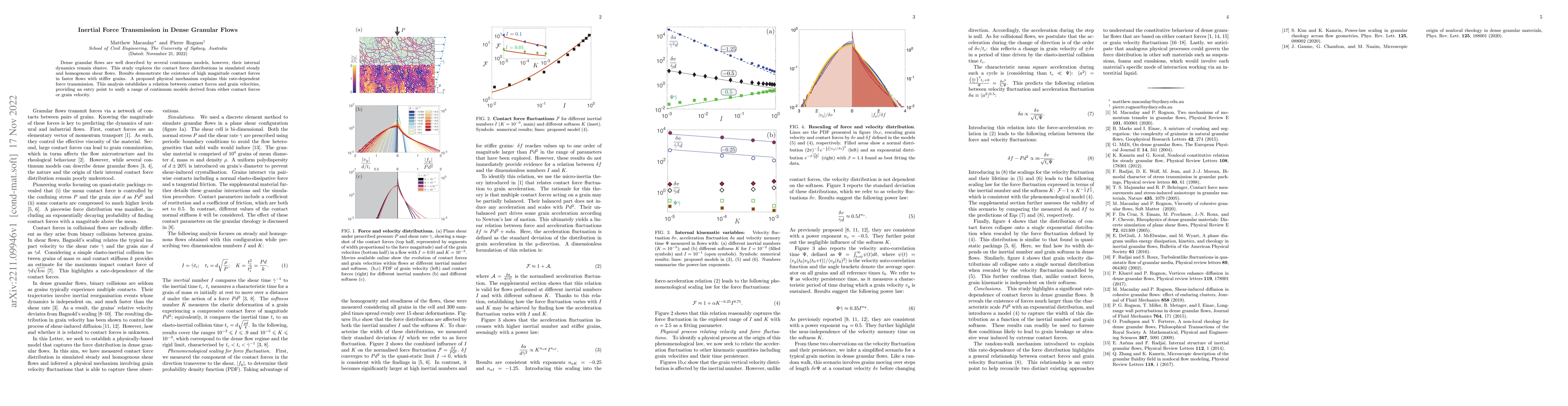 Thumbnail for Inertial Force Transmission in Dense Granular Flows