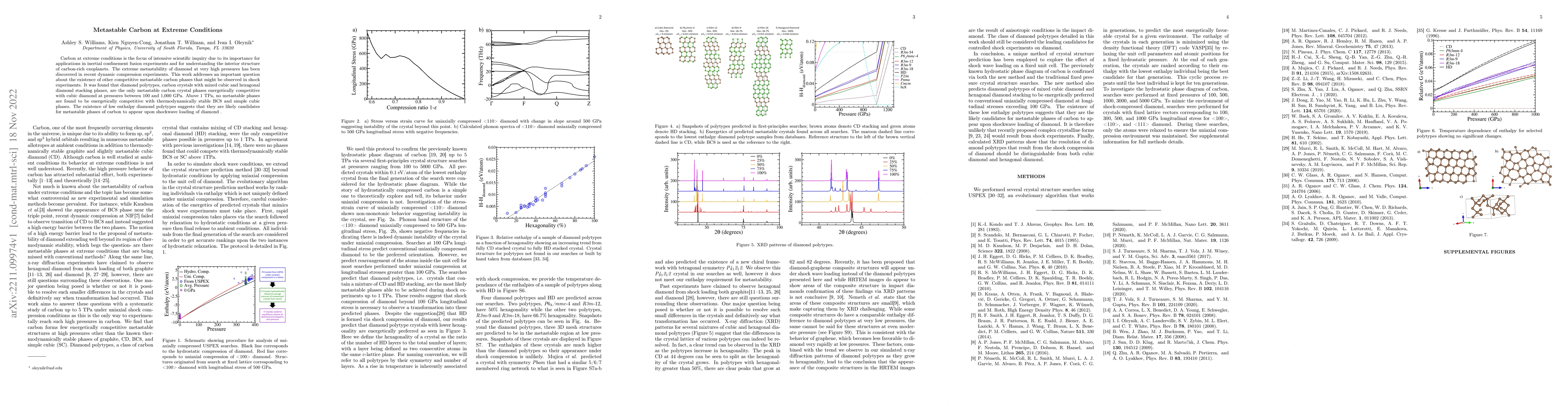 Thumbnail for Metastable Carbon at Extreme Conditions