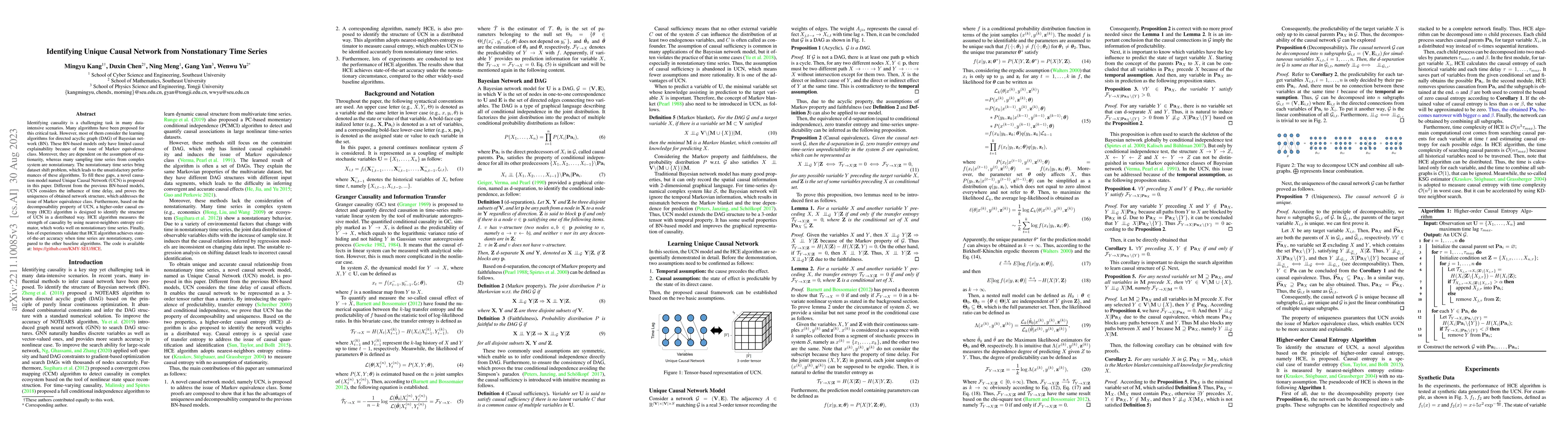 Thumbnail for Identifying Unique Causal Network from Nonstationary Time Series