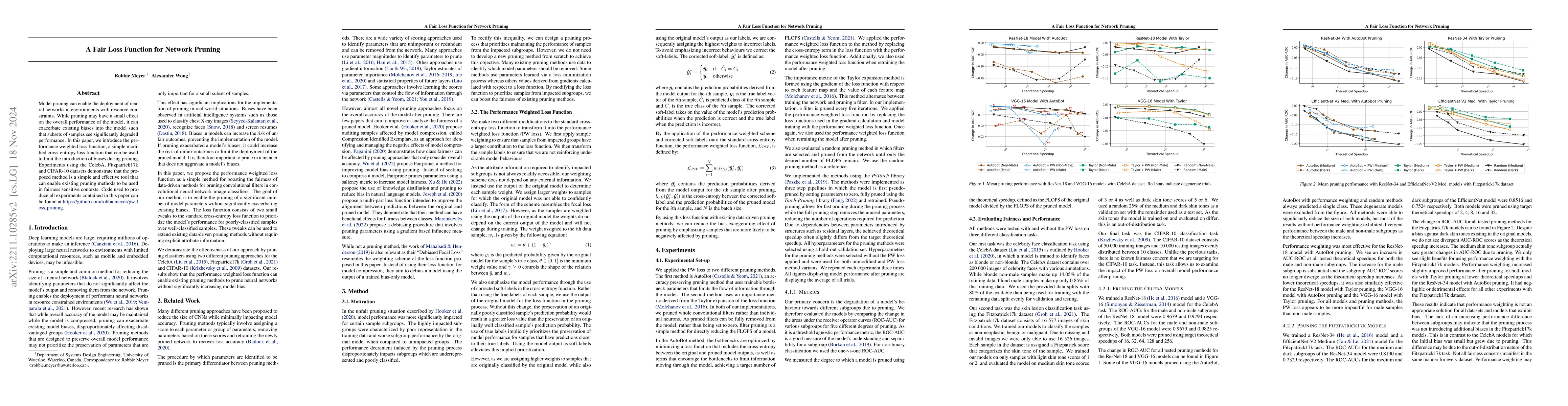 Thumbnail for A Fair Loss Function for Network Pruning