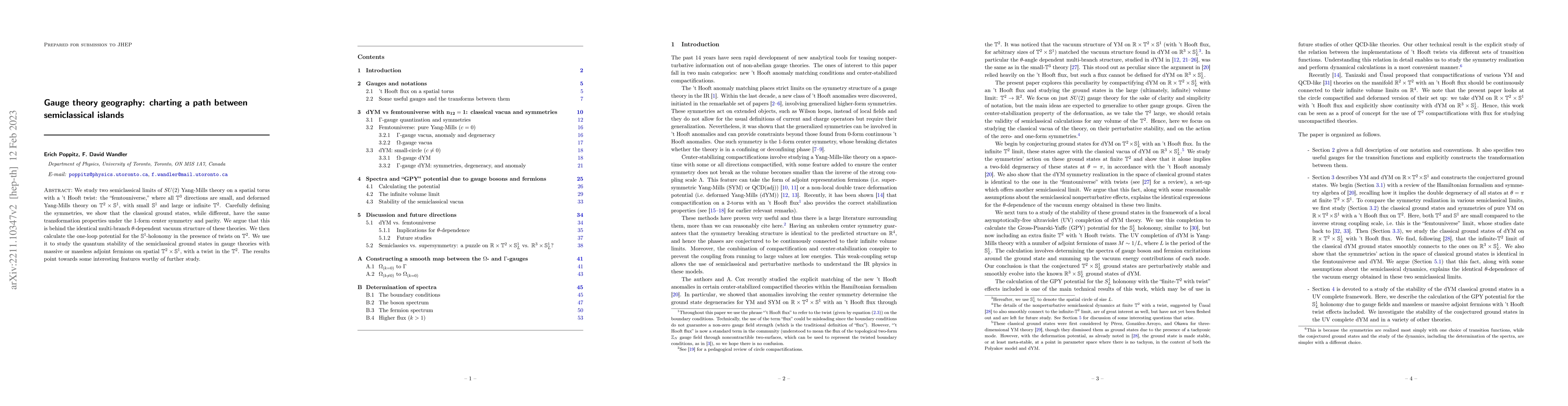 Thumbnail for Gauge theory geography: charting a path between semiclassical islands