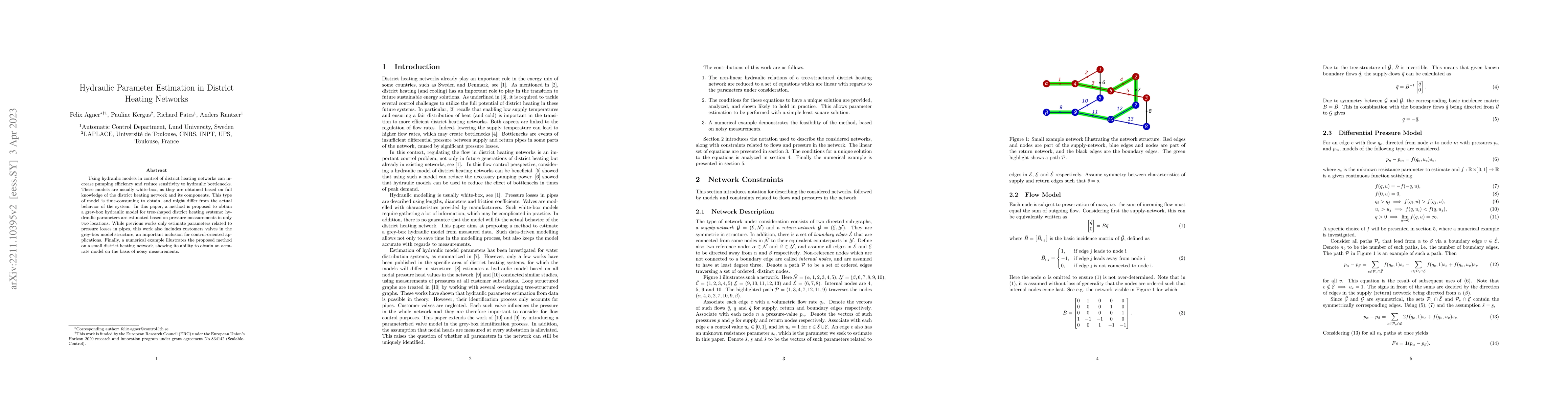 Thumbnail for Hydraulic Parameter Estimation in District Heating Networks