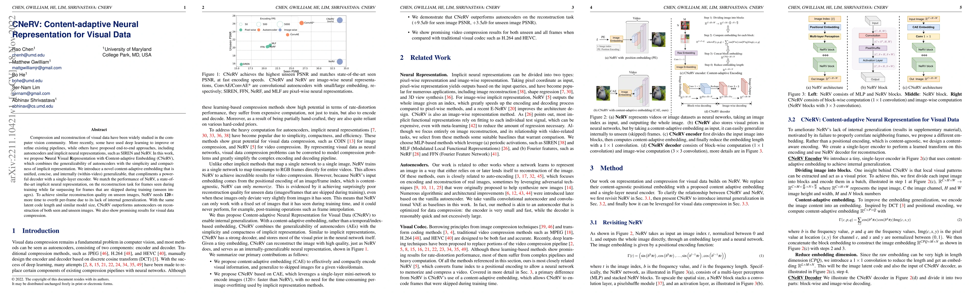 Thumbnail for CNeRV: Content-adaptive Neural Representation for Visual Data