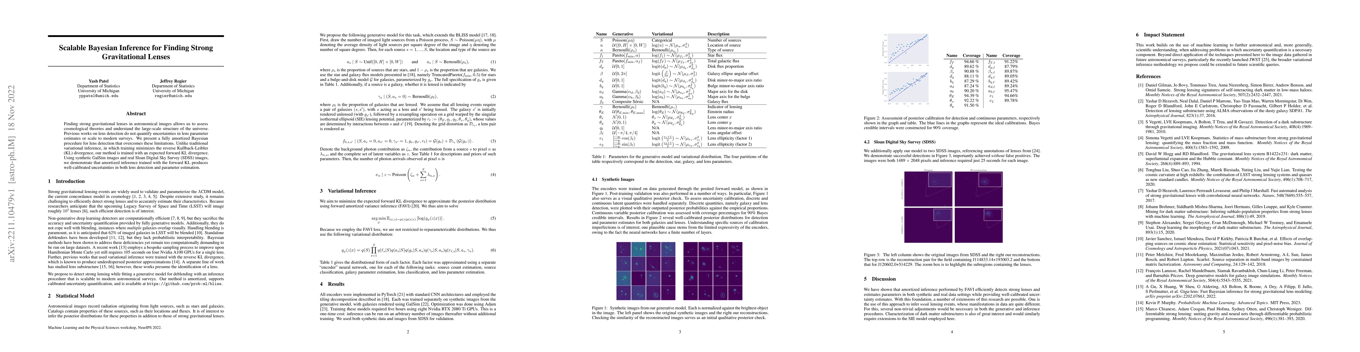 Thumbnail for Scalable Bayesian Inference for Finding Strong Gravitational Lenses