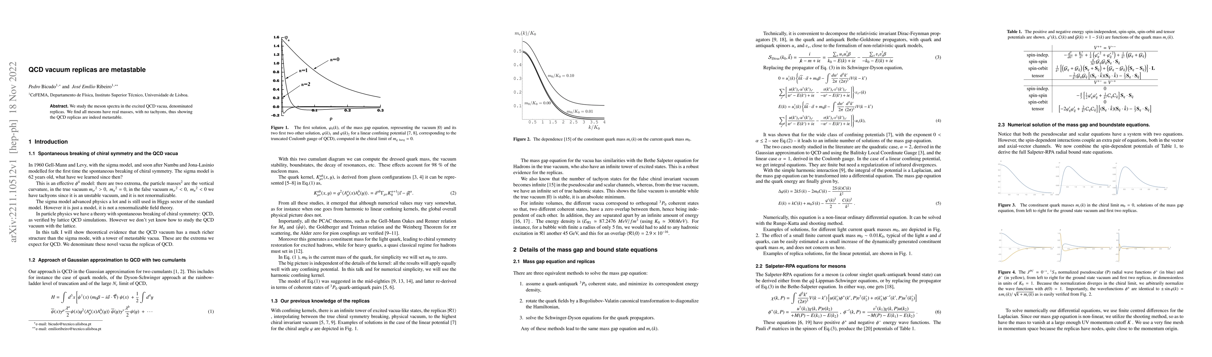 Thumbnail for QCD vacuum replicas are metastable