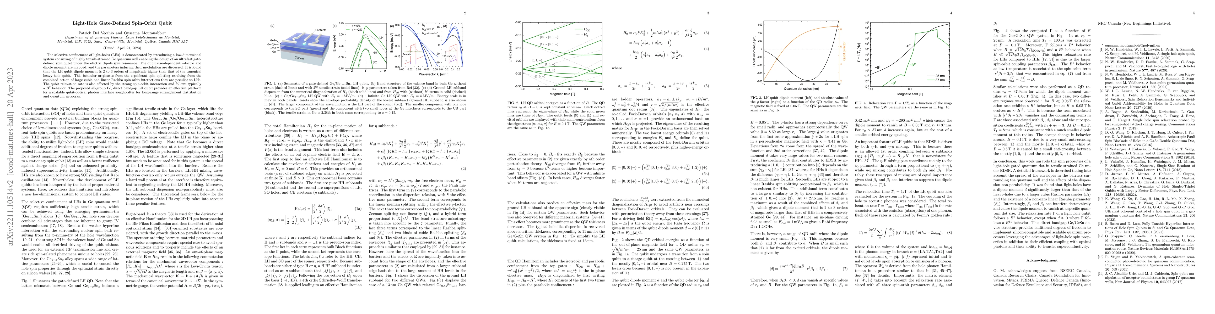 Thumbnail for Light-Hole Gate-Defined Spin-Orbit Qubit