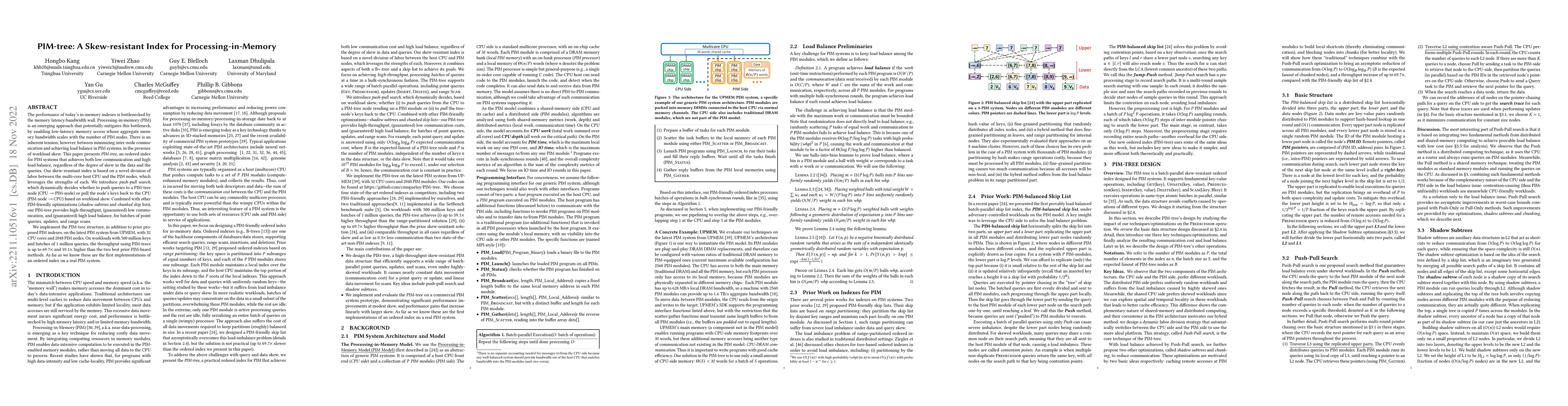 Thumbnail for PIM-tree: A Skew-resistant Index for Processing-in-Memory