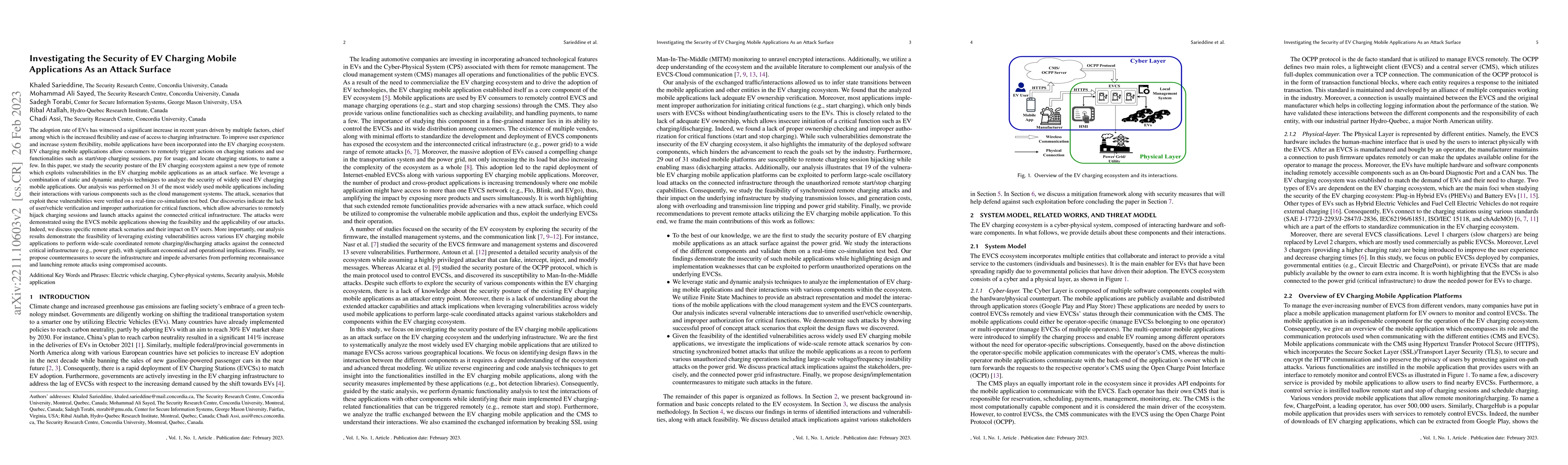 Thumbnail for Investigating the Security of EV Charging Mobile Applications As an
  Attack Surface