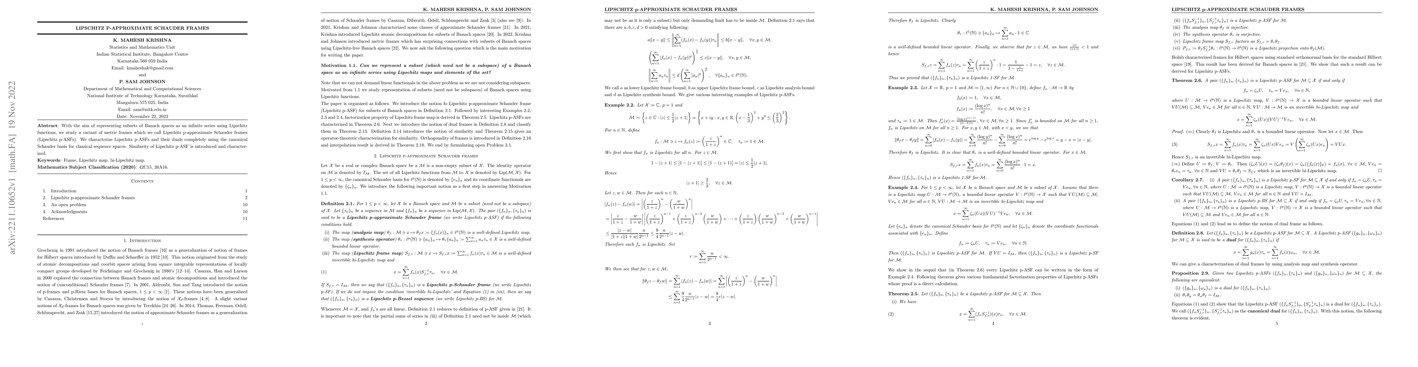 Thumbnail for Lipschitz p-Approximate Schauder Frames
