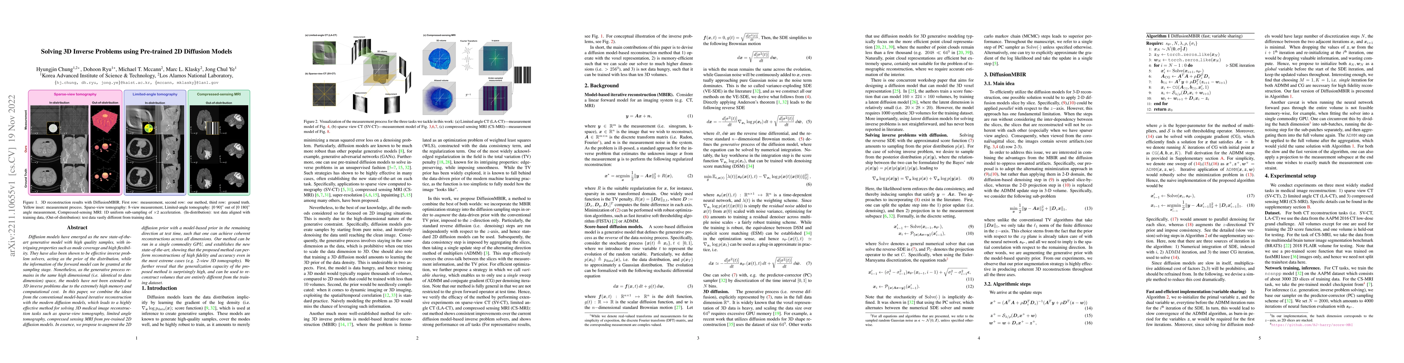 Thumbnail for Solving 3D Inverse Problems using Pre-trained 2D Diffusion Models