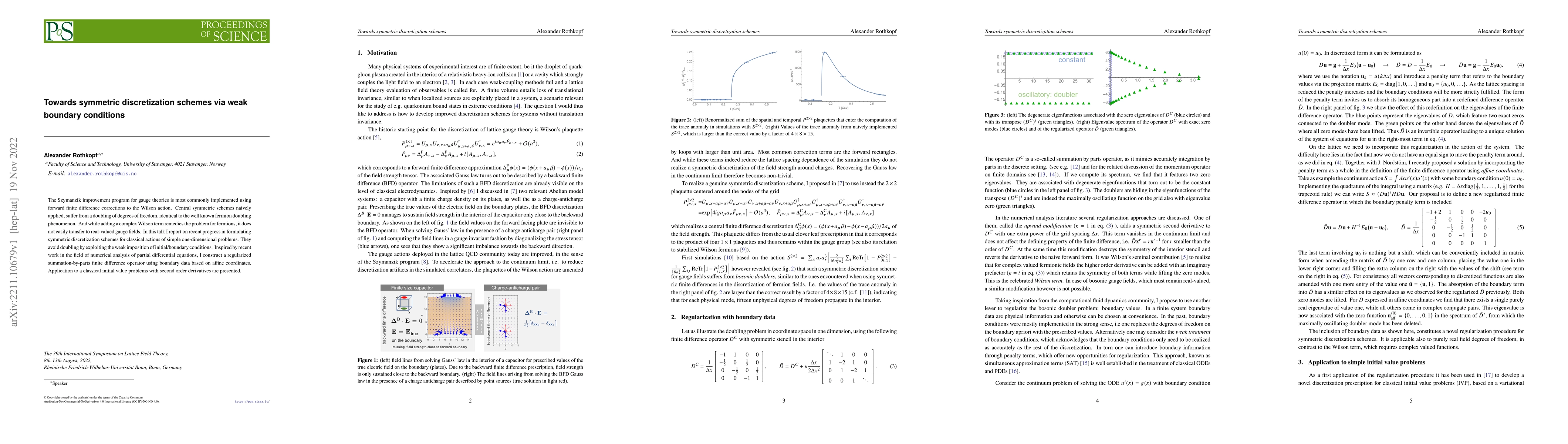 Thumbnail for Towards symmetric discretization schemes via weak boundary conditions