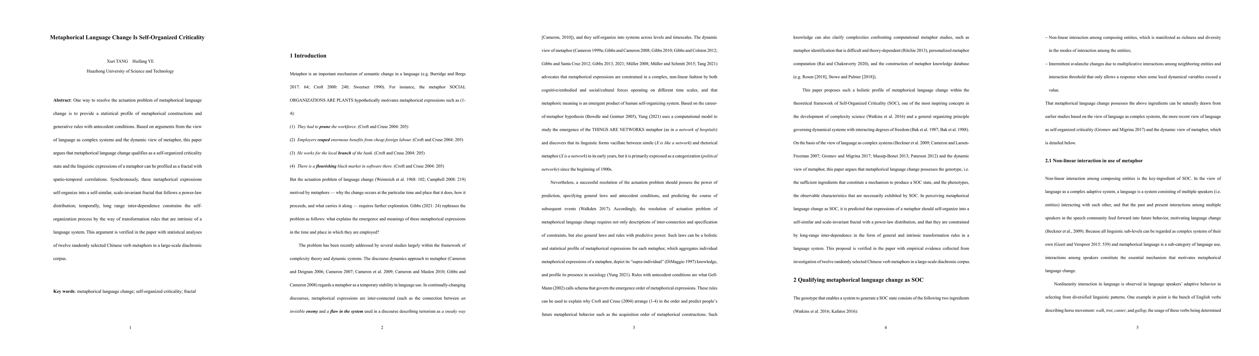 Thumbnail for Metaphorical Language Change Is Self-Organized Criticality