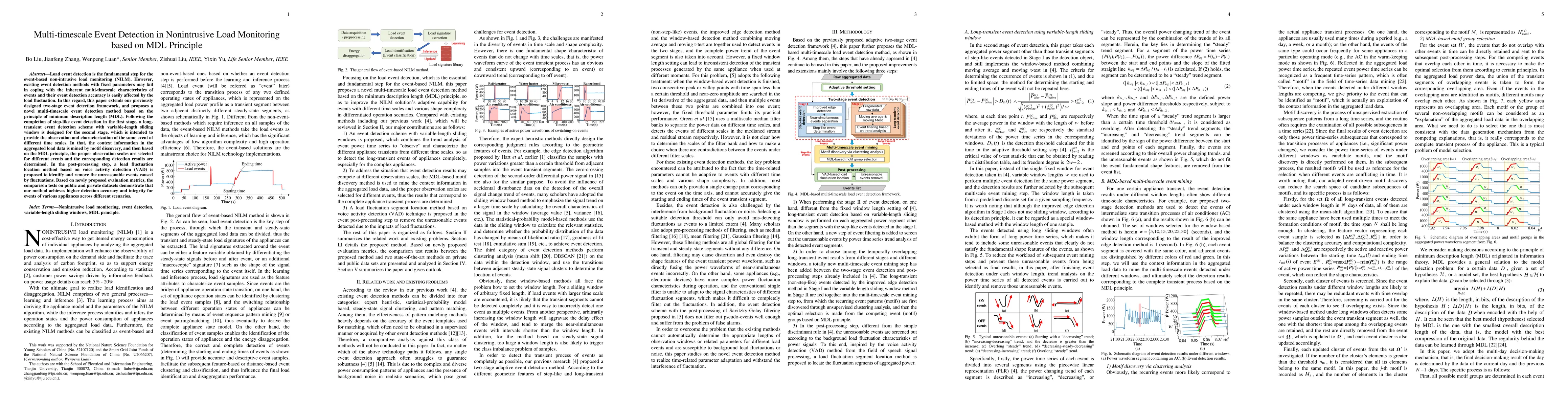 Thumbnail for Multi-timescale Event Detection in Nonintrusive Load Monitoring based on
  MDL Principle