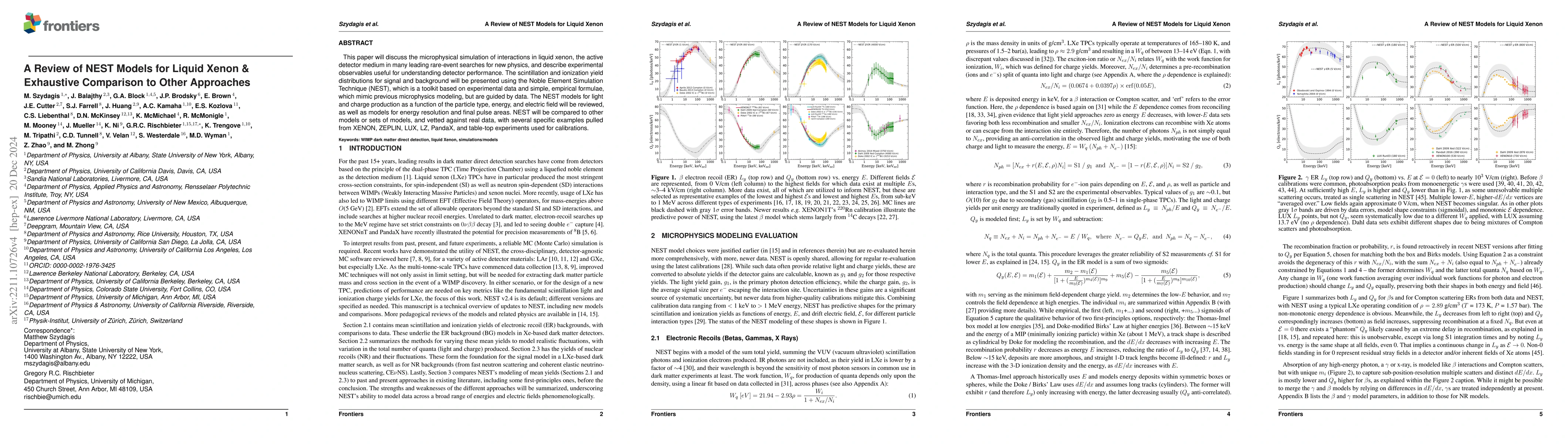 Thumbnail for A Review of NEST Models, and Their Application to Improvement of
  Particle Identification in Liquid Xenon Experiments
