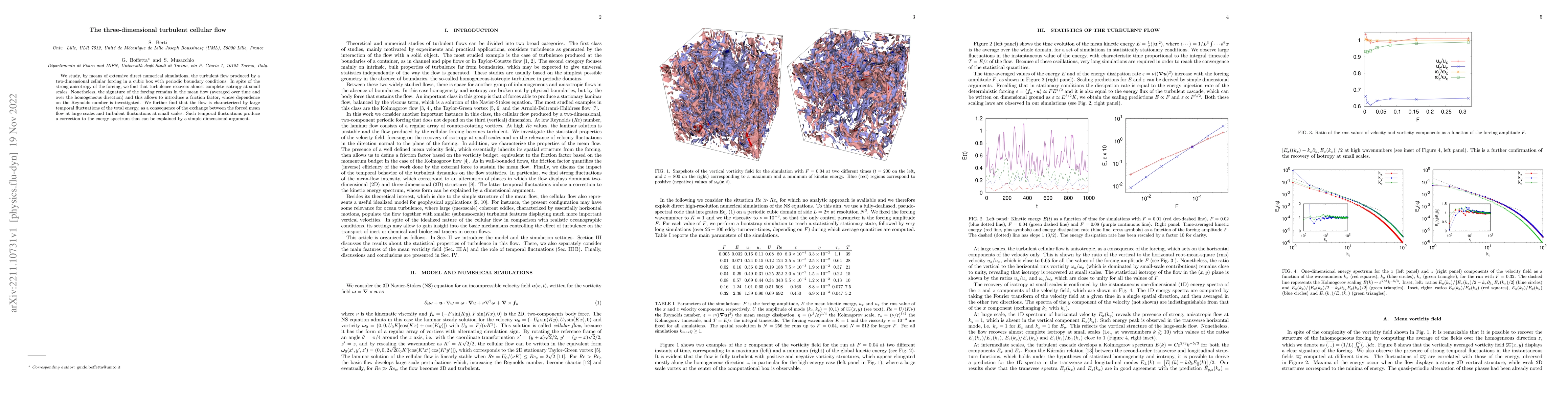 Thumbnail for The three-dimensional turbulent cellular flow
