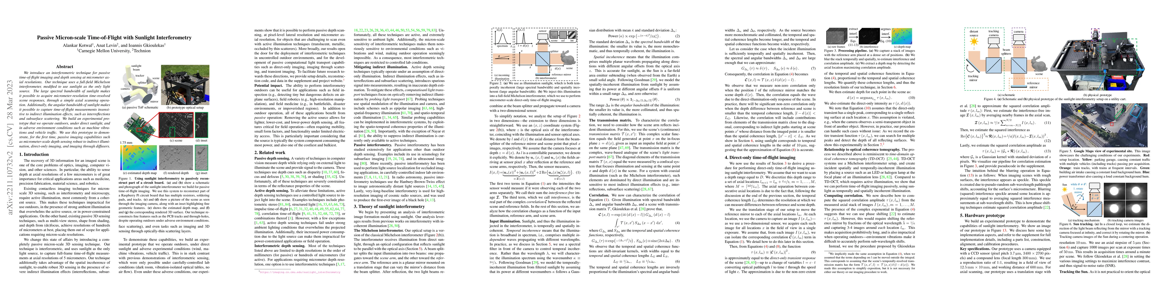 Thumbnail for Passive Micron-scale Time-of-Flight with Sunlight Interferometry