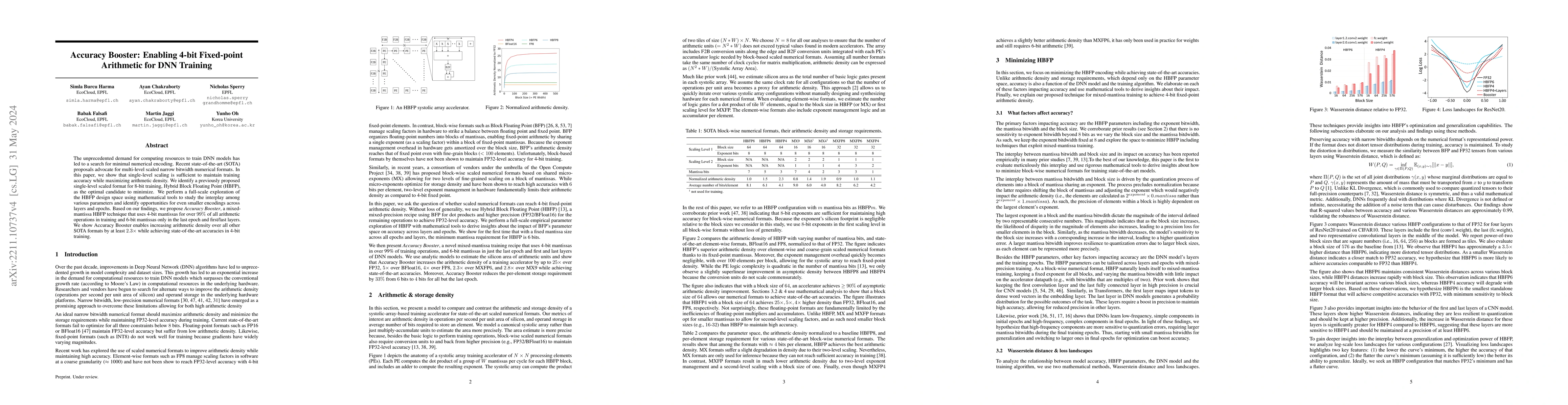 Thumbnail for Accuracy Booster: Enabling 4-bit Fixed-point Arithmetic for DNN Training