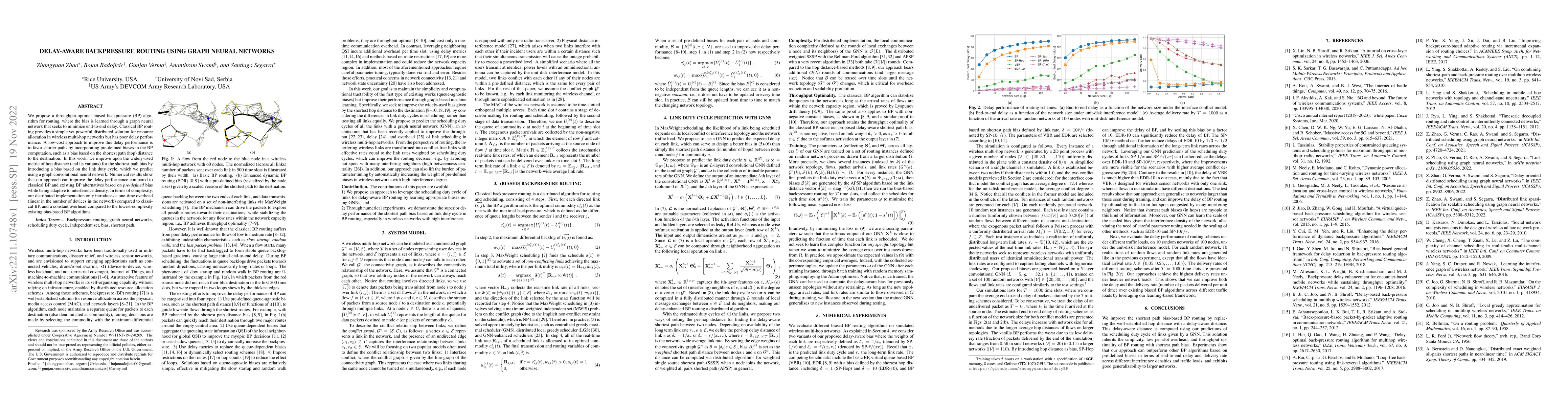 Thumbnail for Delay-aware Backpressure Routing Using Graph Neural Networks