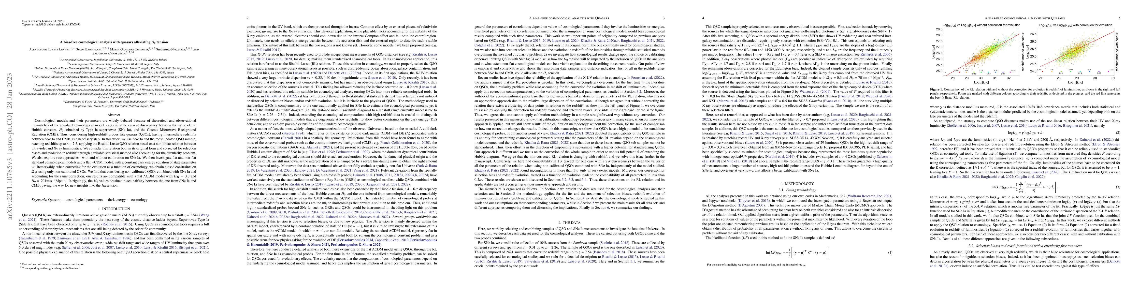 Thumbnail for A bias-free cosmological analysis with quasars alleviating $H_0$ tension