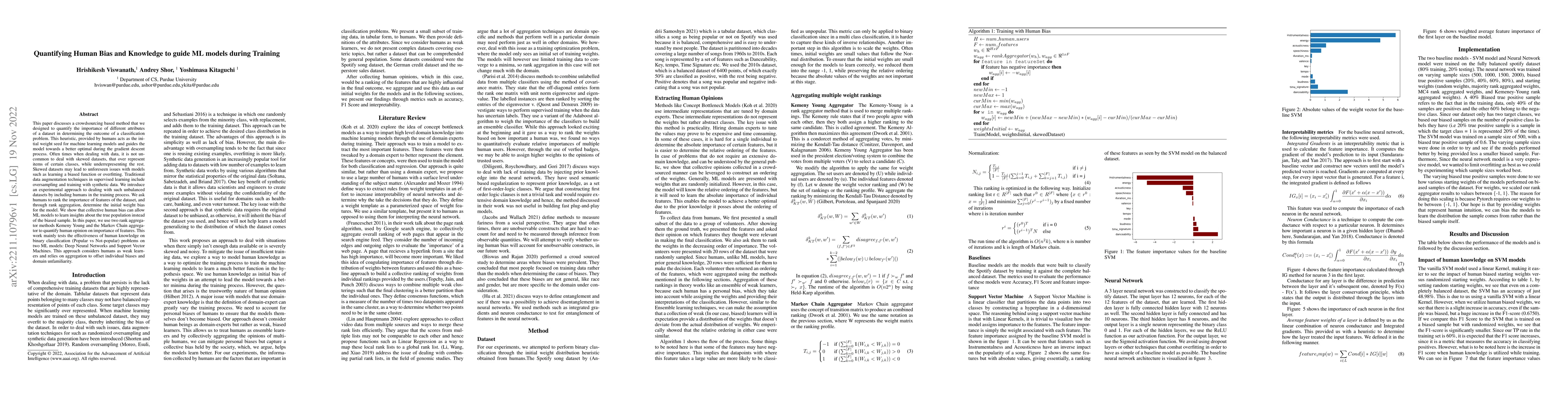 Thumbnail for Quantifying Human Bias and Knowledge to guide ML models during Training