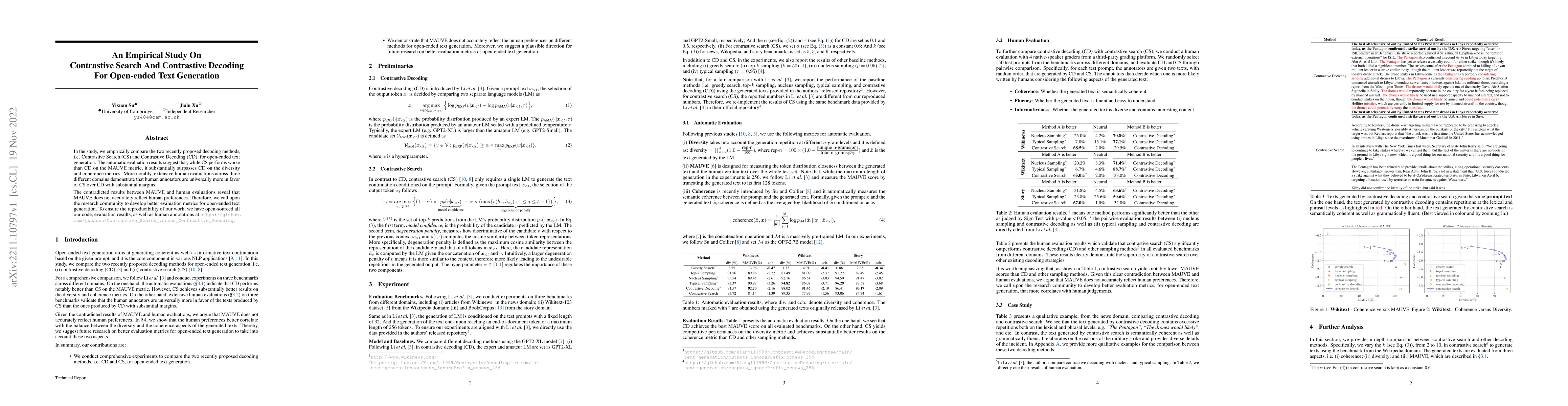 Thumbnail for An Empirical Study On Contrastive Search And Contrastive Decoding For
  Open-ended Text Generation