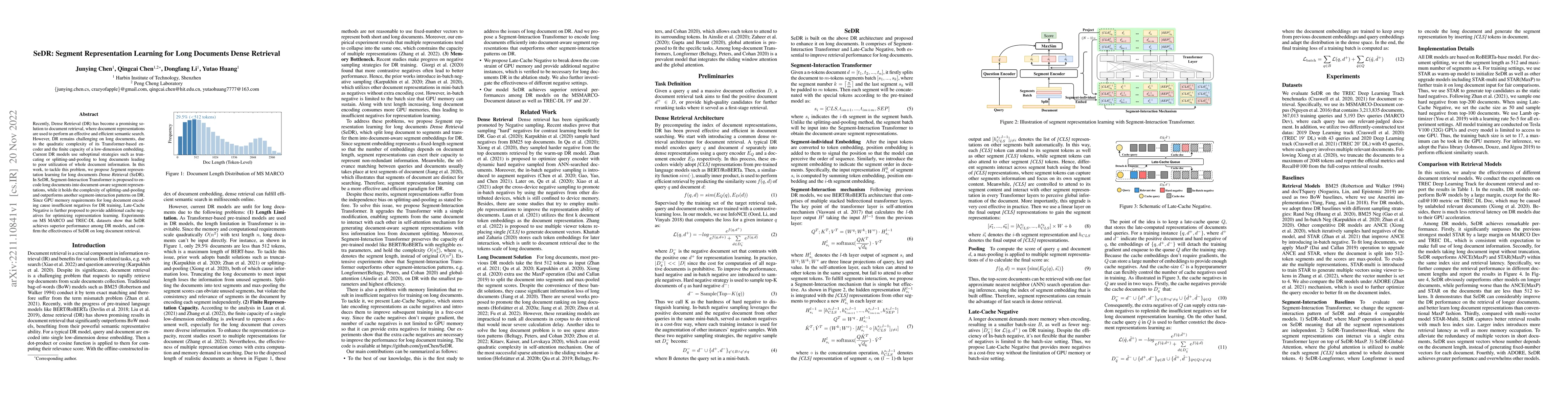 Thumbnail for SeDR: Segment Representation Learning for Long Documents Dense Retrieval
