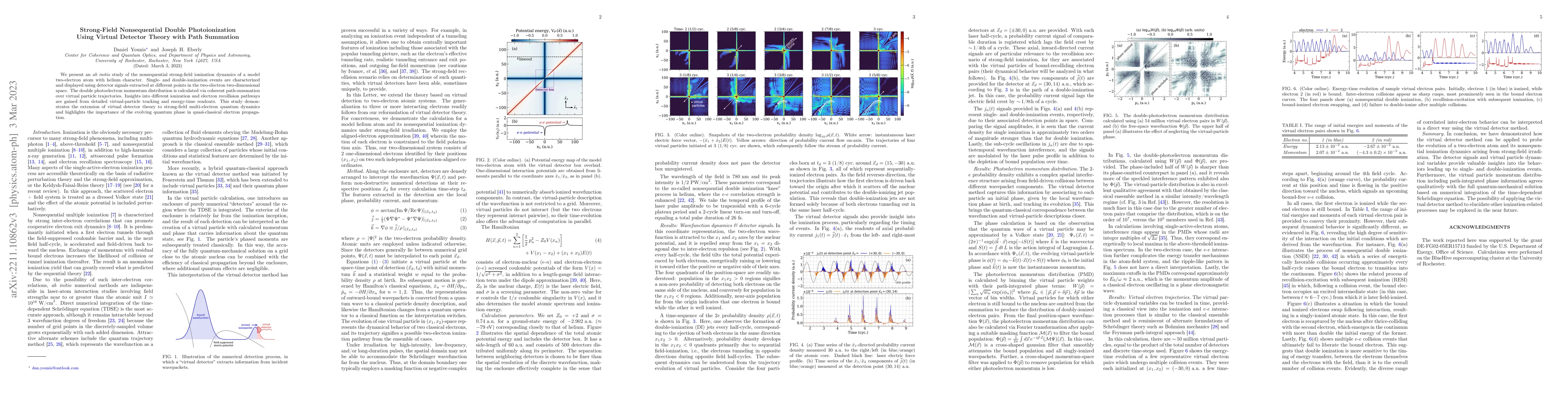 Thumbnail for Strong-Field Nonsequential Double Photoionization Using Virtual Detector
  Theory with Path Summation