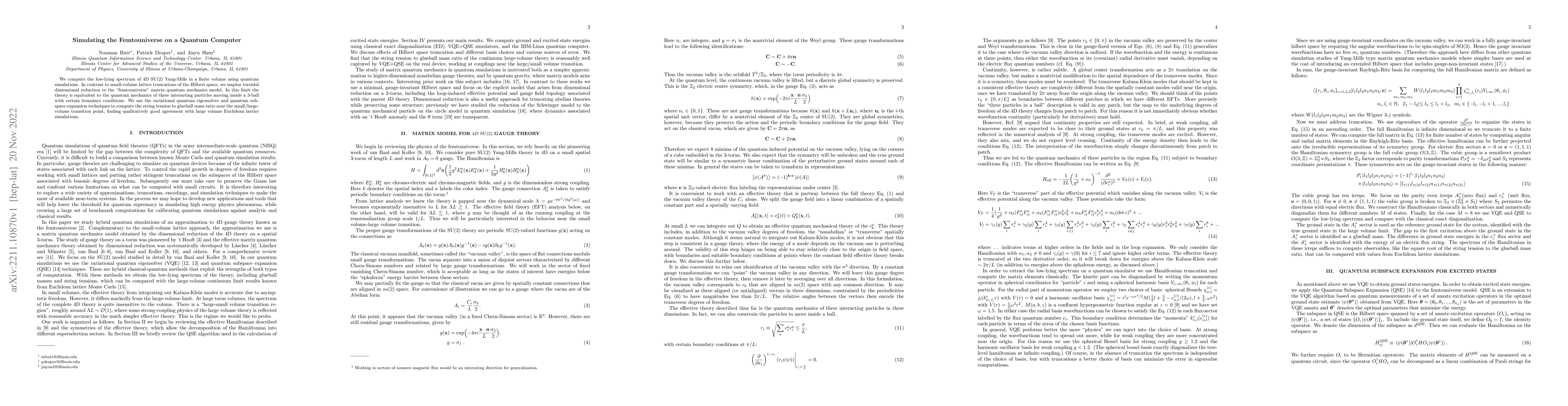 Thumbnail for Simulating the Femtouniverse on a Quantum Computer
