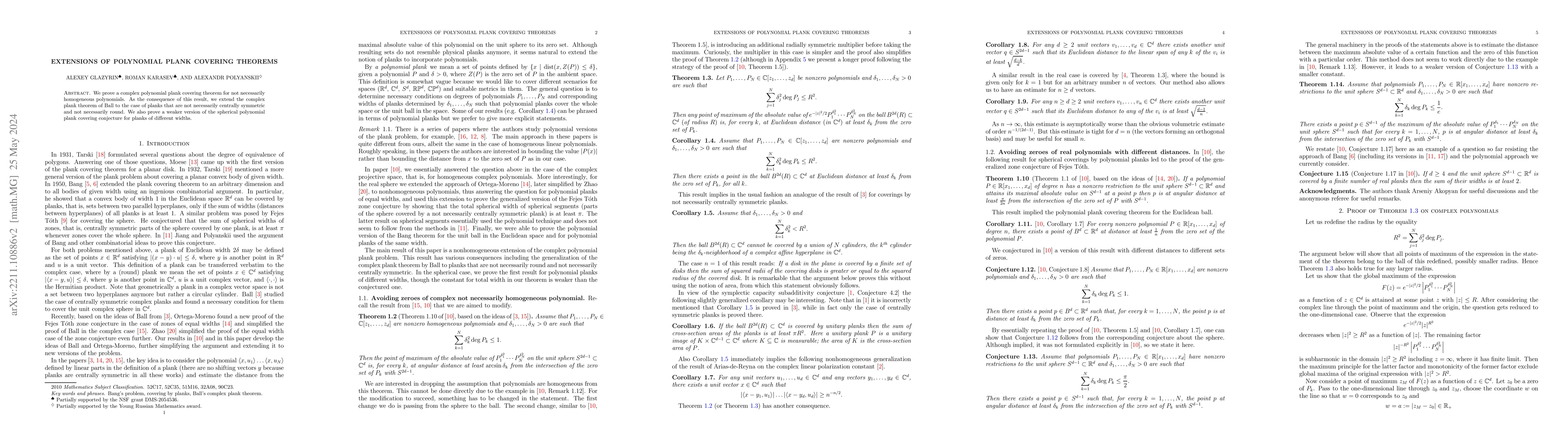 Thumbnail for Extensions of polynomial plank covering theorems