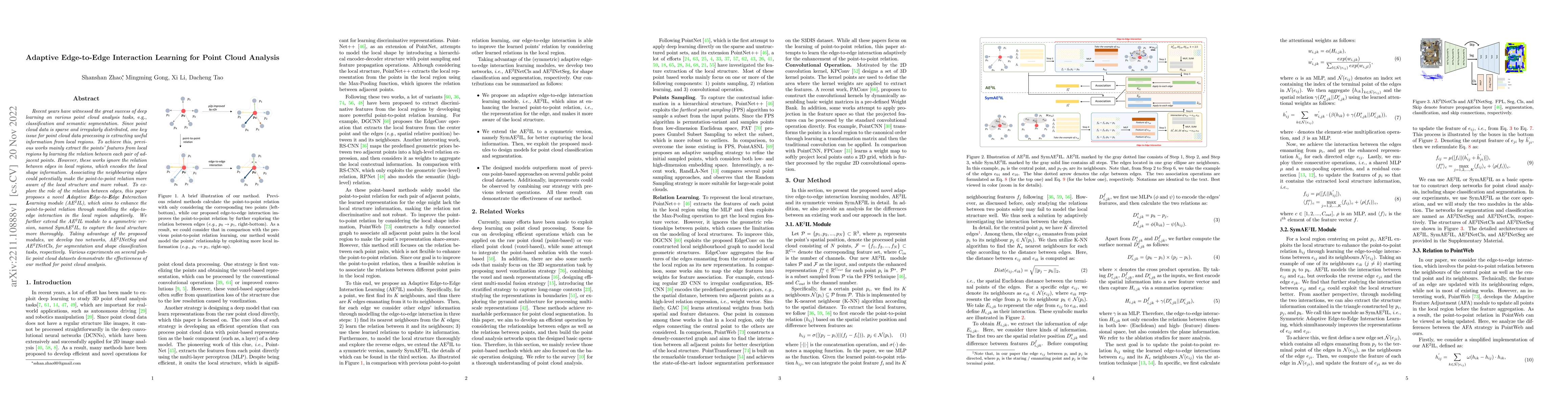 Thumbnail for Adaptive Edge-to-Edge Interaction Learning for Point Cloud Analysis