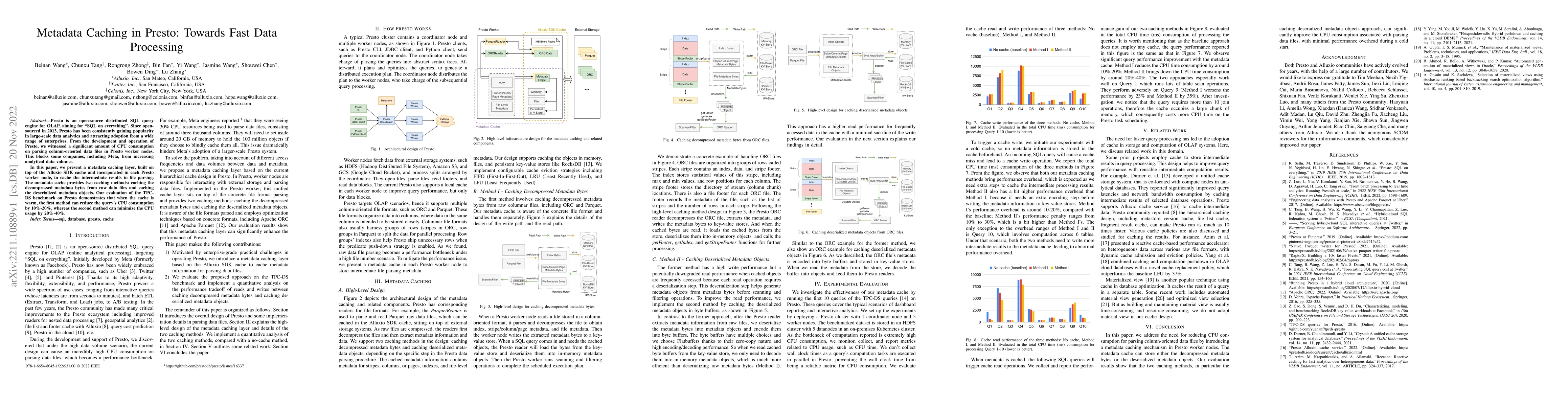 Thumbnail for Metadata Caching in Presto: Towards Fast Data Processing